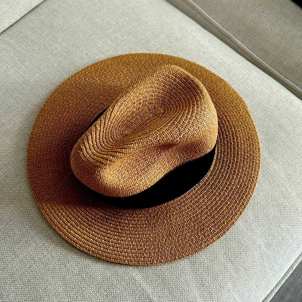 Straw beach  fedora